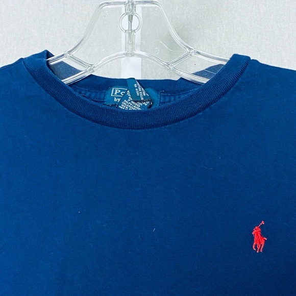 Ralph Lauren Boy's Sweater Pullover Blue Long Sleeve Soft Cotton Size Medium - Picture 2 of 3